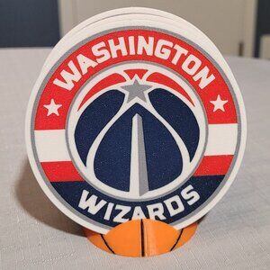 Washington Wizards Coaster Set - 3D Printed - (Set of 4)